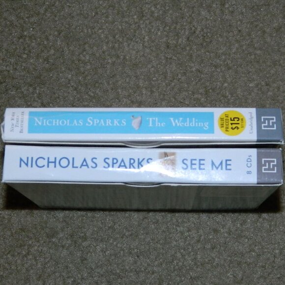 THE WEDDING and SEE ME Two (2) Audio Books Nicholas Sparks Bundle - Picture 5 of 5